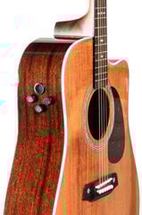 Elektroakustická gitara Dreadnought Pasadena PDC-450E All Solid Vintage Natural Elektroakustická gitara Dreadnought - 4