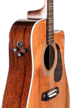 Guitare Dreadnought acoustique-électrique Pasadena PDC-450E All Solid Vintage Natural Guitare Dreadnought acoustique-électrique - 5
