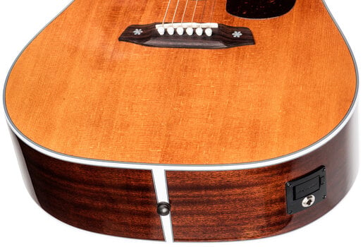 Guitare Dreadnought acoustique-électrique Pasadena PDC-450E All Solid Vintage Natural Guitare Dreadnought acoustique-électrique - 9