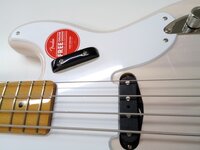 Fender Squier Classic Vibe 50s Precision Bass MN White Blonde Basse électrique
