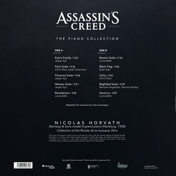 Vinüülplaat Nicolas Horvath - Assassin's Creed: The Piano Collection (180 g) (LP) - 2