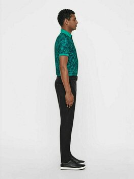 Polo Shirt J.Lindeberg Tour Tech Slim Mens Polo Shirt Green/Ocean Camou XL - 5