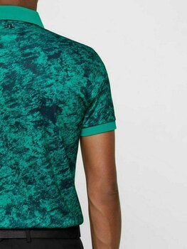 Camiseta polo J.Lindeberg Tour Tech Slim Mens Polo Shirt Green/Ocean Camou XL - 7