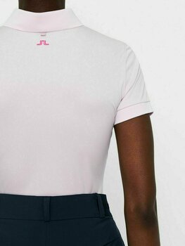 Риза за поло J.Lindeberg Tour Tech TX Jersey Womens Polo Shirt Deep Rose L - 7