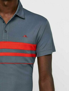Chemise polo J.Lindeberg Leo Lux Pique Polo Golf Homme Grey M - 6