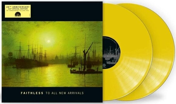 Disco in vinile Faithless - To All New Arrivals (Indie Exclusive) (20th Anniversary/Limited Edition) (Translucent Yellow Coloured) (2 LP) - 2