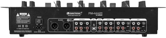 DJ Mixer Omnitronic PM-444Pi DJ Mixer - 5