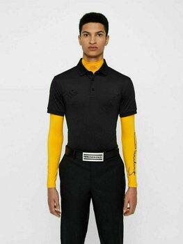 Camiseta polo J.Lindeberg Caleb Reg TX Coolmax Mesh Mens Polo Shirt Black M - 2