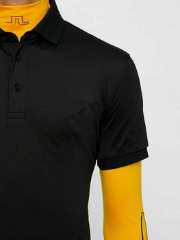 Camisa pólo J.Lindeberg Caleb Reg TX Coolmax Mesh Mens Polo Shirt Black M - 6