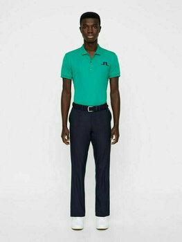 Camisa pólo J.Lindeberg Big Bridge Reg TX Jersey Mens Polo Shirt Golf Green XL - 4