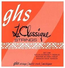 Нейлонові струни для класичної гітари GHS La Classique 2300 Нейлонові струни для класичної гітари - 1
