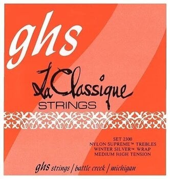 Нейлонові струни для класичної гітари GHS La Classique 2300 Нейлонові струни для класичної гітари - 2