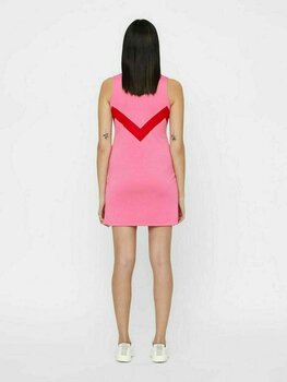 Suknja i haljina J.Lindeberg Chelene TX Jaquard Womens Polo Dress Pop Pink M - 3