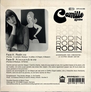 Disco de vinil Camille Lemaire & Le Chiffre Organ-ization - Rodin (LP) - 2