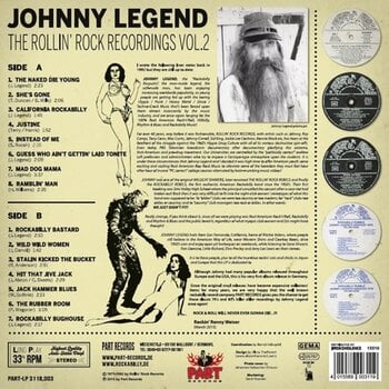LP deska Johnny Legend - The Rollin' Rock Recordings Vol.2 (LP) - 2