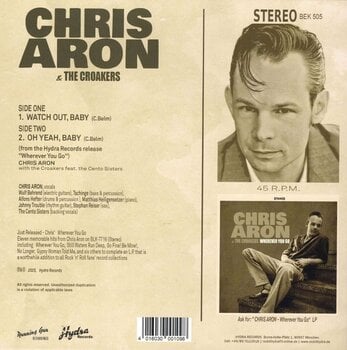 Disco in vinile Chris Aron & The Croakers & The Croakers - Watch Out Baby - Oh Yeah Baby (LP) - 2