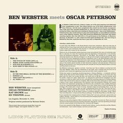 Грамофонна плоча Ben Webster & Oscar Peterson - Ben Webster Meets Oscar Peterson (Reissue) (180 g) (LP) - 1