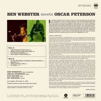 LP plošča Ben Webster & Oscar Peterson - Ben Webster Meets Oscar Peterson (Reissue) (180 g) (LP) - 2