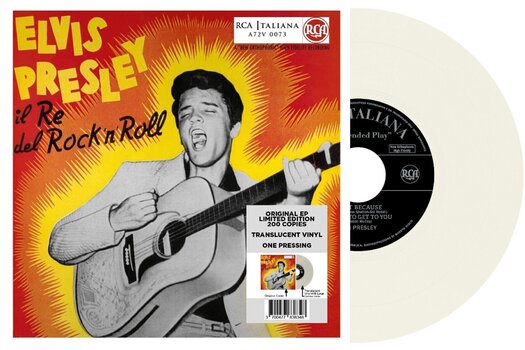 LP deska Elvis Presley - EP Étranger N°15 - Il Re Del Rock'n'Roll (Italie) (Limited Edition) (Coloured) (LP) - 2