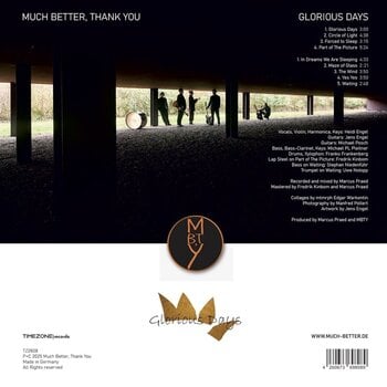 Schallplatte Much Better, Thank You - Glorious Days (LP) - 2