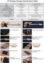 5-струнна бас китара Sire Marcus Miller V7 Vintage Swamp Ash-5 2nd Gen Tobacco Sunburst 5-струнна бас китара - 4