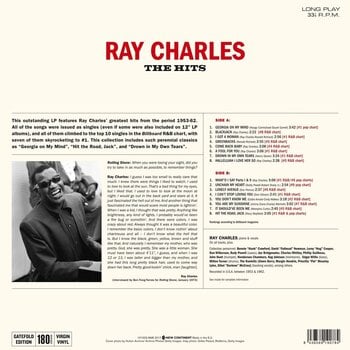 Vinylplade Ray Charles - The Hits (Gatefold Sleeve) (Limited Edition) (Gatefold Edition) (High Quality) (180 g) (LP) - 2