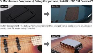 Basso Elettrico Sire Marcus Miller M7 Swamp Ash-4 2nd Gen Transparent Black Basso Elettrico - 6