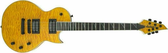 Elektromos gitár Jackson Pro Series Monarkh SCQ Ebony Satin Amber - 2