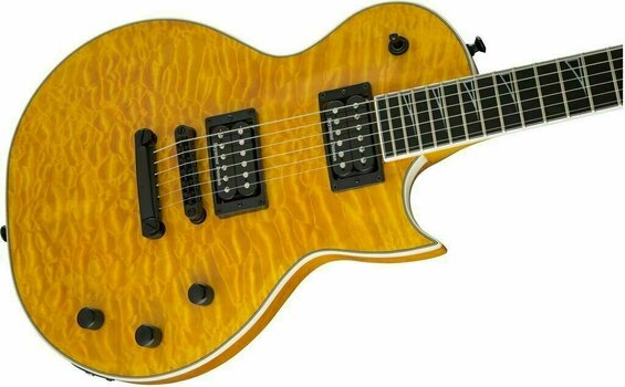 Elektromos gitár Jackson Pro Series Monarkh SCQ Ebony Satin Amber - 7