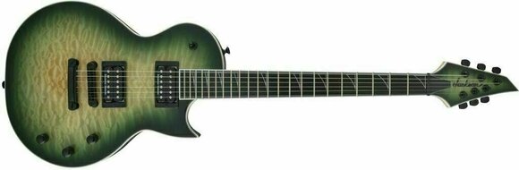 Guitare électrique Jackson Pro Series Monarkh SCQ Ebony Alien Burst - 2