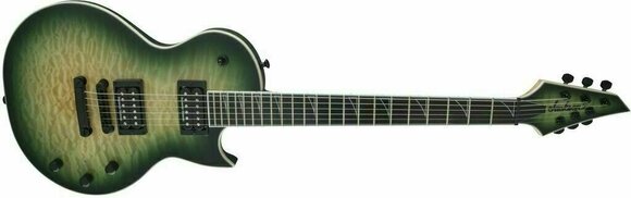 Guitarra elétrica Jackson Pro Series Monarkh SCQ Ebony Alien Burst - 4