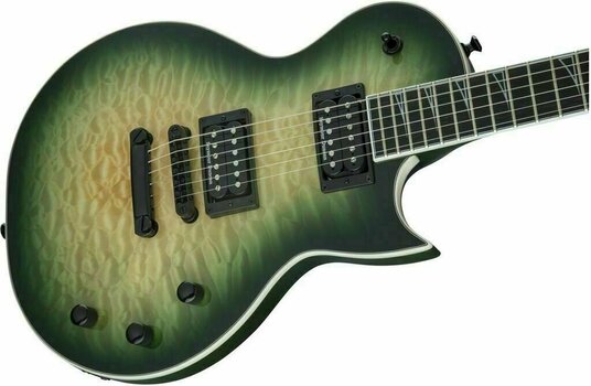 Guitare électrique Jackson Pro Series Monarkh SCQ Ebony Alien Burst - 7