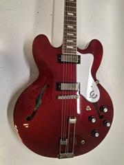 Halbresonanz-Gitarre Epiphone Riviera Sparkling Burgundy Halbresonanz-Gitarre (Neuwertig) - 1