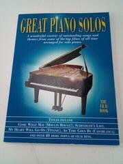 Kották Wise Publications Great Piano Solos Kották (Használt ) - 1