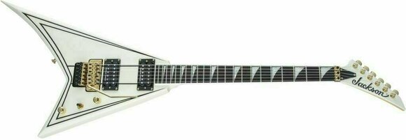 Electric guitar Jackson Pro Series Rhoads RR3 Ivory with Black Pinstripes - 4
