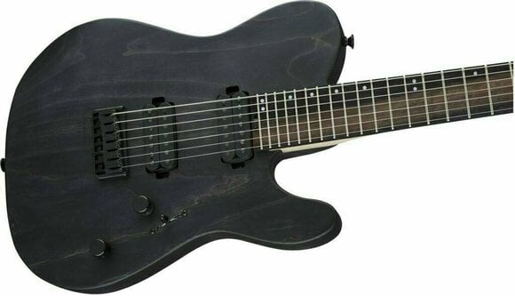 7-string Electric Guitar Charvel Pro-Mod San Dimas Style 2-7 HH HT Ash E Charcoal Gray - 4