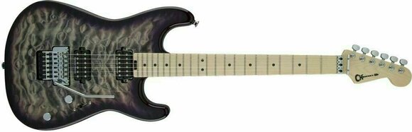 Guitare électrique Charvel Pro-Mod San Dimas Style 1 HH FR MN QM Purple Phaze - 2