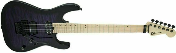 Guitare électrique Charvel Pro-Mod DK24 HH FR M QM Transparent Purple Burst - 4