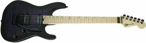 Guitare électrique Charvel Pro-Mod DK24 HH FR M QM Transparent Purple Burst - 5