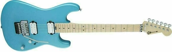 Electric guitar Charvel Pro-Mod San Dimas Style 1 HH FR MN Matte Blue Frost - 4