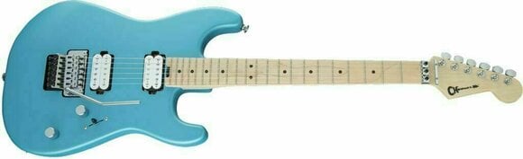 Electric guitar Charvel Pro-Mod San Dimas Style 1 HH FR MN Matte Blue Frost - 5