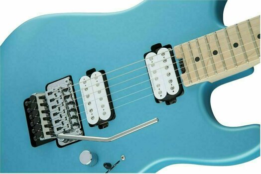 Elektrisk gitarr Charvel Pro-Mod San Dimas Style 1 HH FR MN Matte Blue Frost - 6