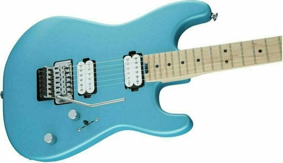 Electric guitar Charvel Pro-Mod San Dimas Style 1 HH FR MN Matte Blue Frost - 7
