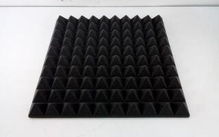 Panel de espuma absorbente Mega Acoustic PA-PMP5-DG-50x50x5 Dark Grey Panel de espuma absorbente (Dañado) - 1