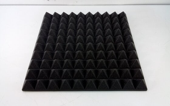 Absorbent foam panel Mega Acoustic PA-PMP5-DG-50x50x5 Dark Grey Absorbent foam panel (Damaged) - 2