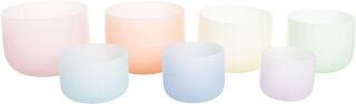Percussion for music therapy Shamann Colored Crystal Set 8''-14'' 432hz - 1