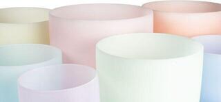 Percussion for music therapy Shamann Colored Crystal Set 8''-14'' 432hz - 2
