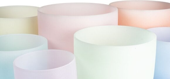 Percussion for music therapy Shamann Colored Crystal Set 8''-14'' 432hz - 3