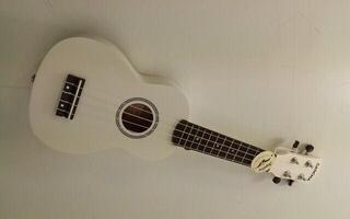 Sopraanoukulele Cascha HH 3975 White Sopraanoukulele (Vaurioitunut) - 1