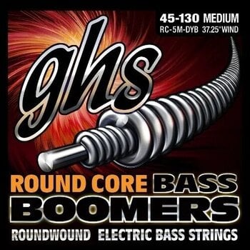 Strune za 5 strunsko bas kitaro GHS Round Core BB RC-5M-DYB Strune za 5 strunsko bas kitaro - 2